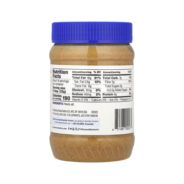 Manteiga de Amendoim com Cremosidade Tradicional 454g - Peanut Butter & Co