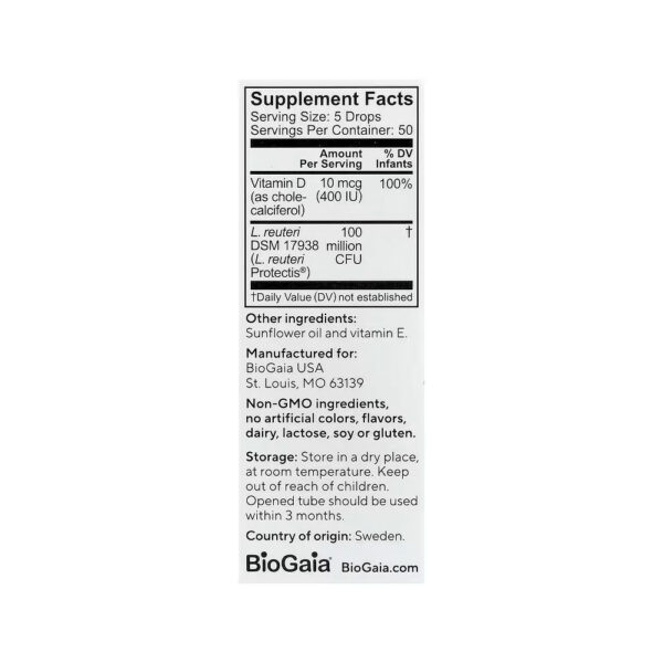 54e4070d5863482fa44f89bd4937e3f6-x3db04arpc.jpg Protectis para Bebês Gotas Probióticas com Vitamina D 10ml - BioGaia