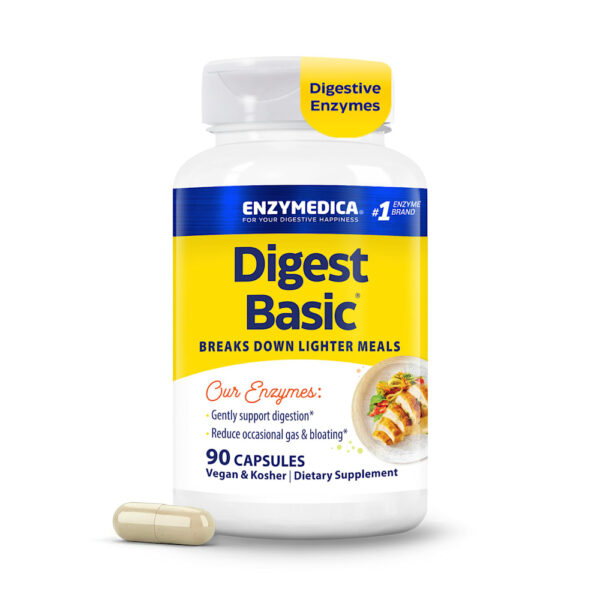 Enzymedica - Digest Basic Fórmula de Enzimas Essenciais 90 Cápsulas