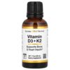 55-7.jpg California Gold Nutrition - Vitamina D3 + K2 como MK4 25 mcg (1000 UI) 30 ml