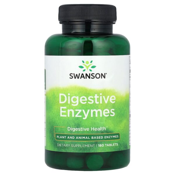 Swanson Vitamins - Enzimas Digestivas 180 Comprimidos