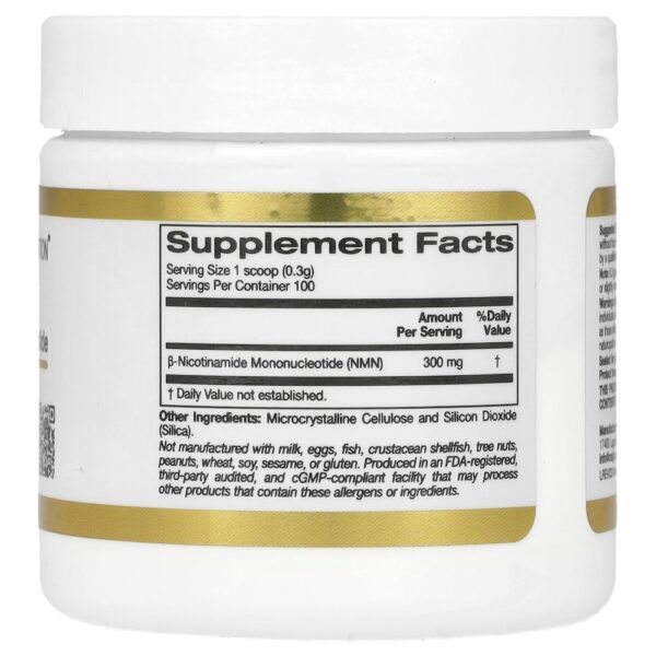 California Gold Nutrition - NMN em Pó 30 g