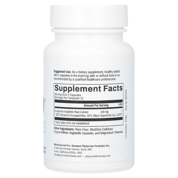 Advance Physician Formulas - LJ 100 25 mg 60 Cápsulas
