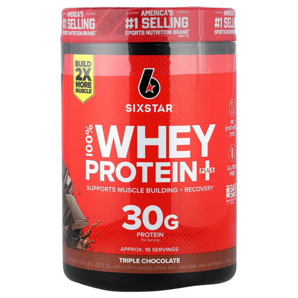 SIXSTAR - 100% Whey Protein Plus Chocolate Triplo 821 g