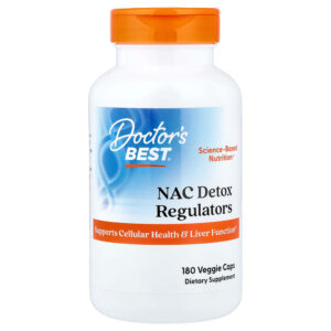 Doctor's Best - Reguladores de NAC para Detox 180 Cápsulas Vegetais