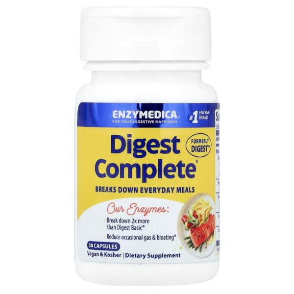 57-33.jpg Enzymedica - Digest Fórmula Completa de Enzimas 30 Cápsulas