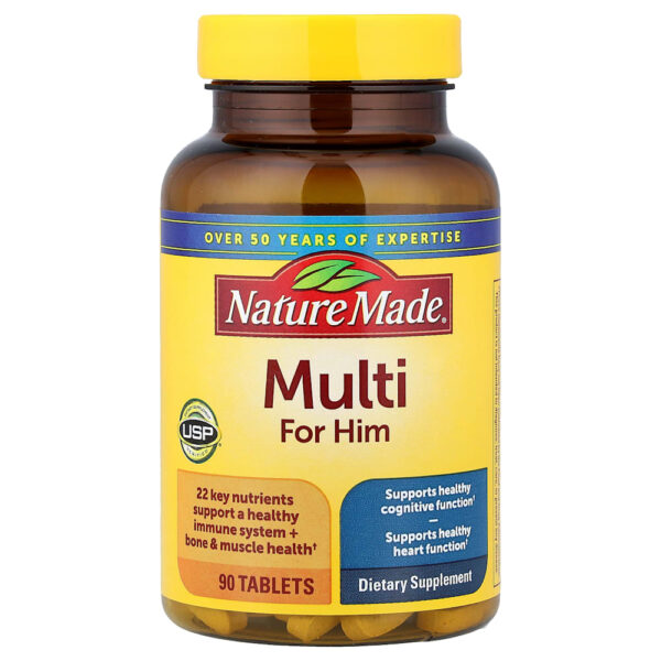 Nature Made - Multivitamínico para Ele 90 Comprimidos