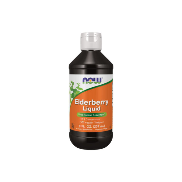 Elderberry Sabugueiro Líquido 237ml - Now Foods