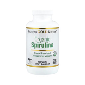 Espirulina Orgânica 720 Comprimidos - California Gold Nutrition