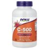 NOW Foods - C-500 Ascorbato-C de Cálcio 250 Cápsulas Vegetais