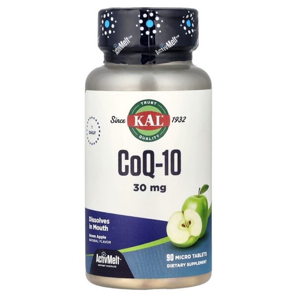 KAL - CoQ-10 Maçã Verde 30 mg 90 Microcomprimidos