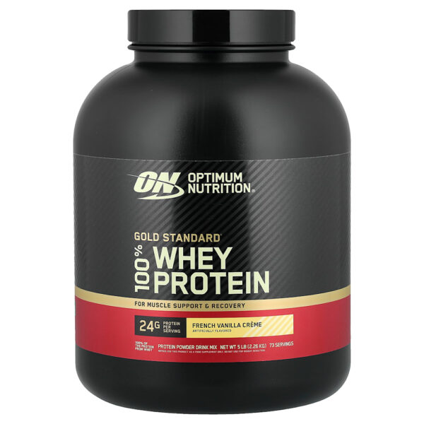 Optimum Nutrition - Gold Standard 100% Whey Creme de Baunilha Francesa 2,27 kg