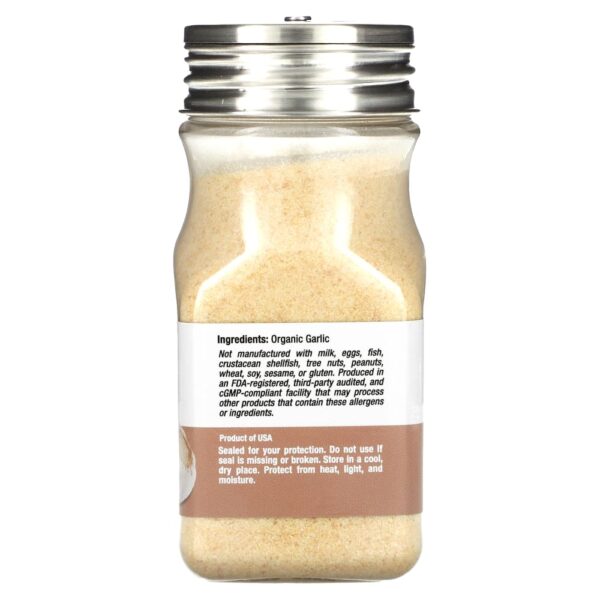 California Gold Nutrition - Foods Alho Orgânico em Pó 104 g