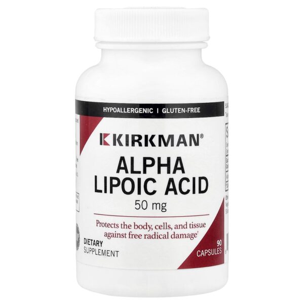 Kirkman Labs - Ácido Alfa-Lipóico 50mg 90 Cápsulas