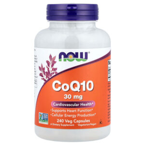 59-32.jpg NOW Foods - CoQ10 30 mg 240 Cápsulas Vegetais