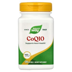 Nature's Way - CoQ10 100 mg 120 Cápsulas Softgel