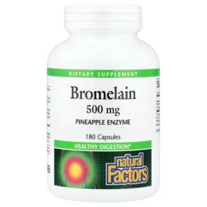 Natural Factors - Bromelaína 500 mg 180 Cápsulas