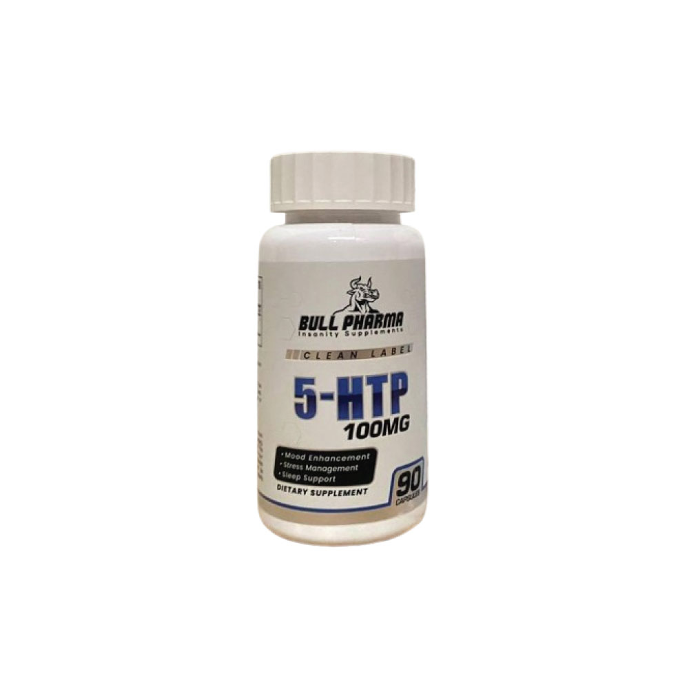 5-HTP 100mg 90 Cápsulas - Bull Pharma
