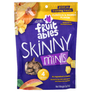 Fruitables - Skinny Minis Biscoito para Cães Abóbora e Manga 141 g