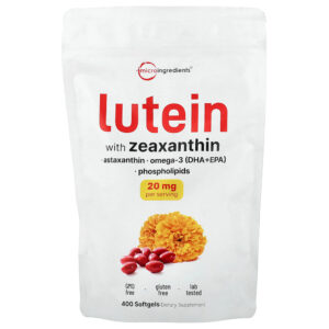 Micro Ingredients - Luteína com Zeaxantina 400 Cápsulas Softgel
