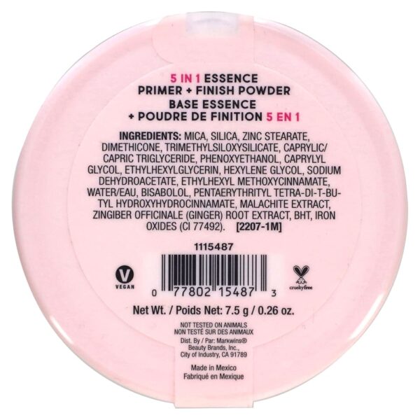 wet n wild - Primer Essencial 5 em 1 + Pó Finalizador 7,5 g