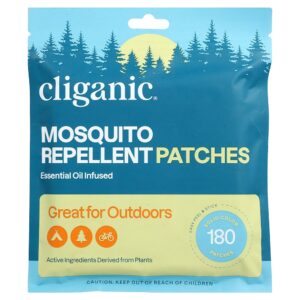 6-39.jpg Cliganic - Adesivos de Cor Sólida Repelente de Mosquitos 180 Adesivos