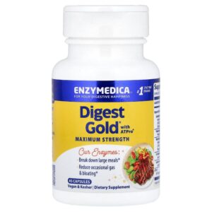 Enzymedica - Digest Gold com ATPro 45 Cápsulas