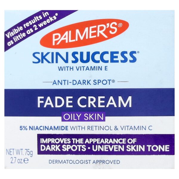 Palmer's - Skin Success com Vitamina E Creme Fadeal Anti-Dark Manchas Pele Oleosa 75 g