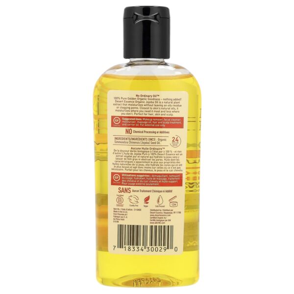 Desert Essence - Óleo de Jojoba Orgânico 120 ml