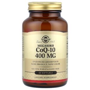 61-30.jpg Solgar - Megasorb CoQ-10 400 mg 60 Cápsulas Softgel