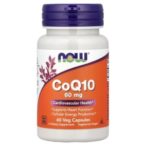 63-26.jpg NOW Foods - CoQ10 60 mg 60 Cápsulas Vegetais