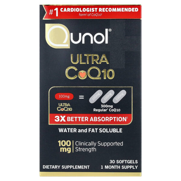 Qunol - Ultra CoQ10 30 Cápsulas Softgel