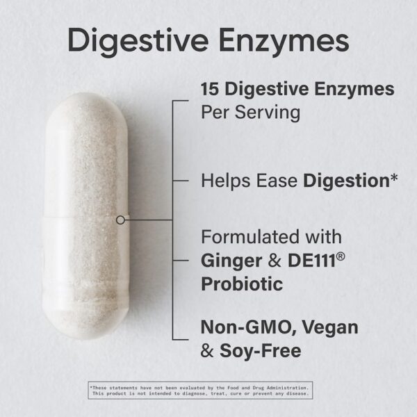 Sports Research - Enzimas Digestivas À Base de Plantas 90 Cápsulas Vegetais