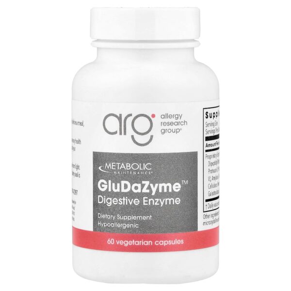 Metabolic Maintenance - GluDaZyme 60 Cápsulas Vegetarianas