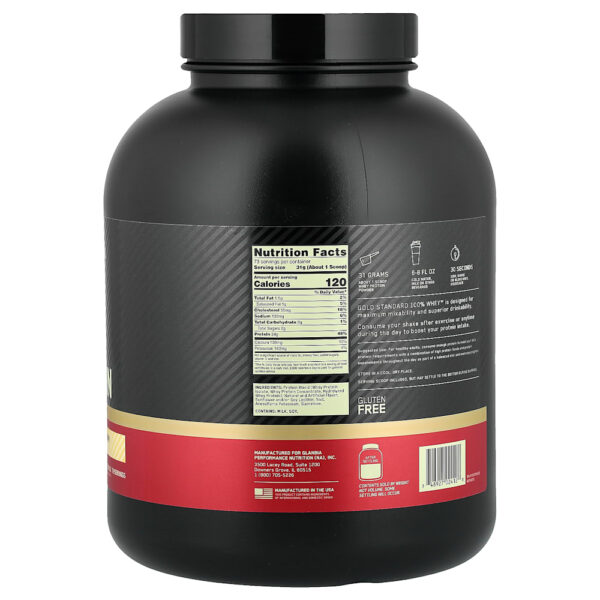 Optimum Nutrition - Gold Standard 100% Whey Creme de Baunilha Francesa 2,27 kg