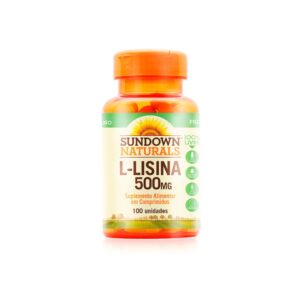 L-lisina 500mg 100 Comprimidos - Sundown Naturals