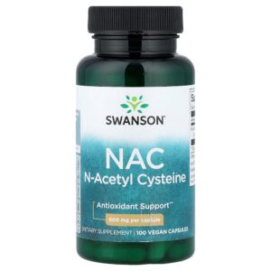 Swanson Vitamins - NAC 600 mg 100 Cápsulas Veganas