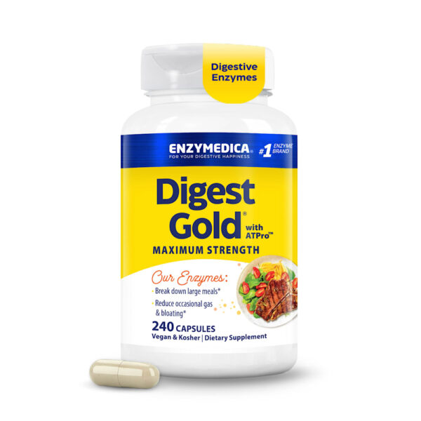 Enzymedica - Digest Gold com ATPro 240 Cápsulas