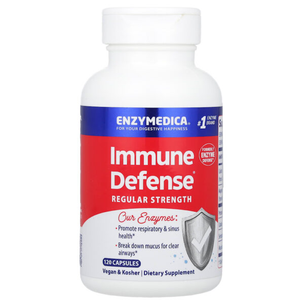 Enzymedica - Immune Defense Potência Regular 120 Cápsulas