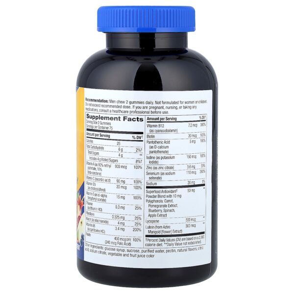 Nature's Way - Gomas Multivitamínicas Alive! para Homens com Mais de 50 Anos Frutas 150 Gomas