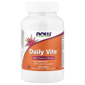 NOW Foods - Daily Vits Multivitamínico e Mineral 250 Comprimidos