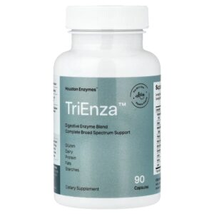 66-32.jpg Houston Enzymes - TriEnza Mistura de Enzimas Digestivas 90 Cápsulas