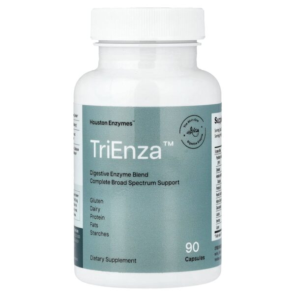 66-32.jpg Houston Enzymes - TriEnza Mistura de Enzimas Digestivas 90 Cápsulas