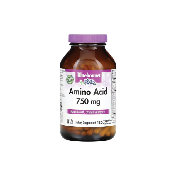 6628d39d84ad4a55afe30c8768134498-yllacle4yl.jpg Complexo de Aminoácidos Amino Acid 750mg 180 Cápsulas - Bluebonnet Nutrition