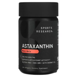 Sports Research - Astaxantina Minigéis 6 mg 120 Cápsulas Softgel