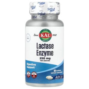 67-26.jpg KAL - Enzima Lactase 60 Cápsulas Softgel (125 mg por Cápsula Softgel)