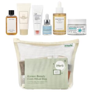 Kit presente - Bolsa Coreana para um Ritual Calmante de Beleza Kit com 7 Unidades