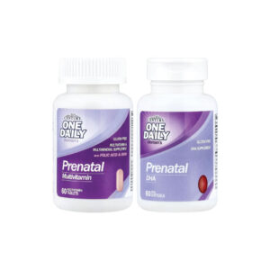 6770027793944eafa213e77bd00ea13d-dzko14fnz7.jpg Multivitamínico e Mineral Pré-Natal + DHA Kit 2 Frascos - 21st Century