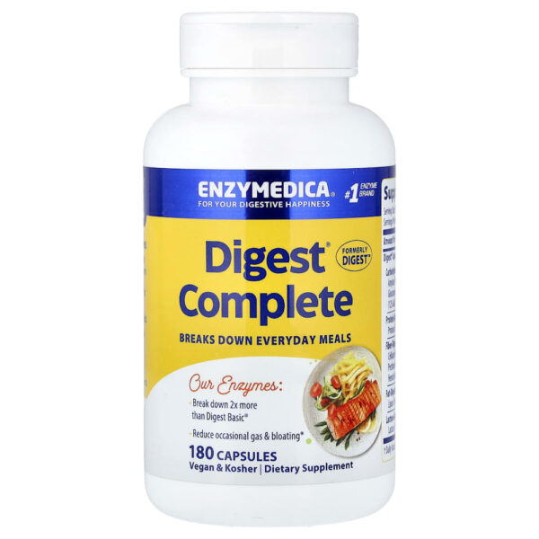 68-18.jpg Enzymedica - Digestão Fórmula Enzimática Completa 180 Cápsulas