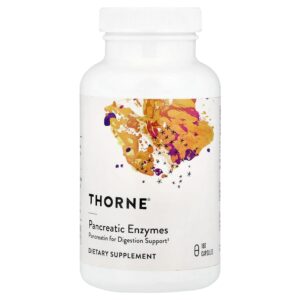 Thorne - Enzimas Pancreáticas 180 Cápsulas (500 mg por Cápsula)